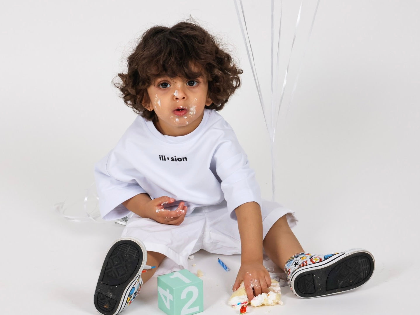 Messy World Oversized Kids T-Shirt