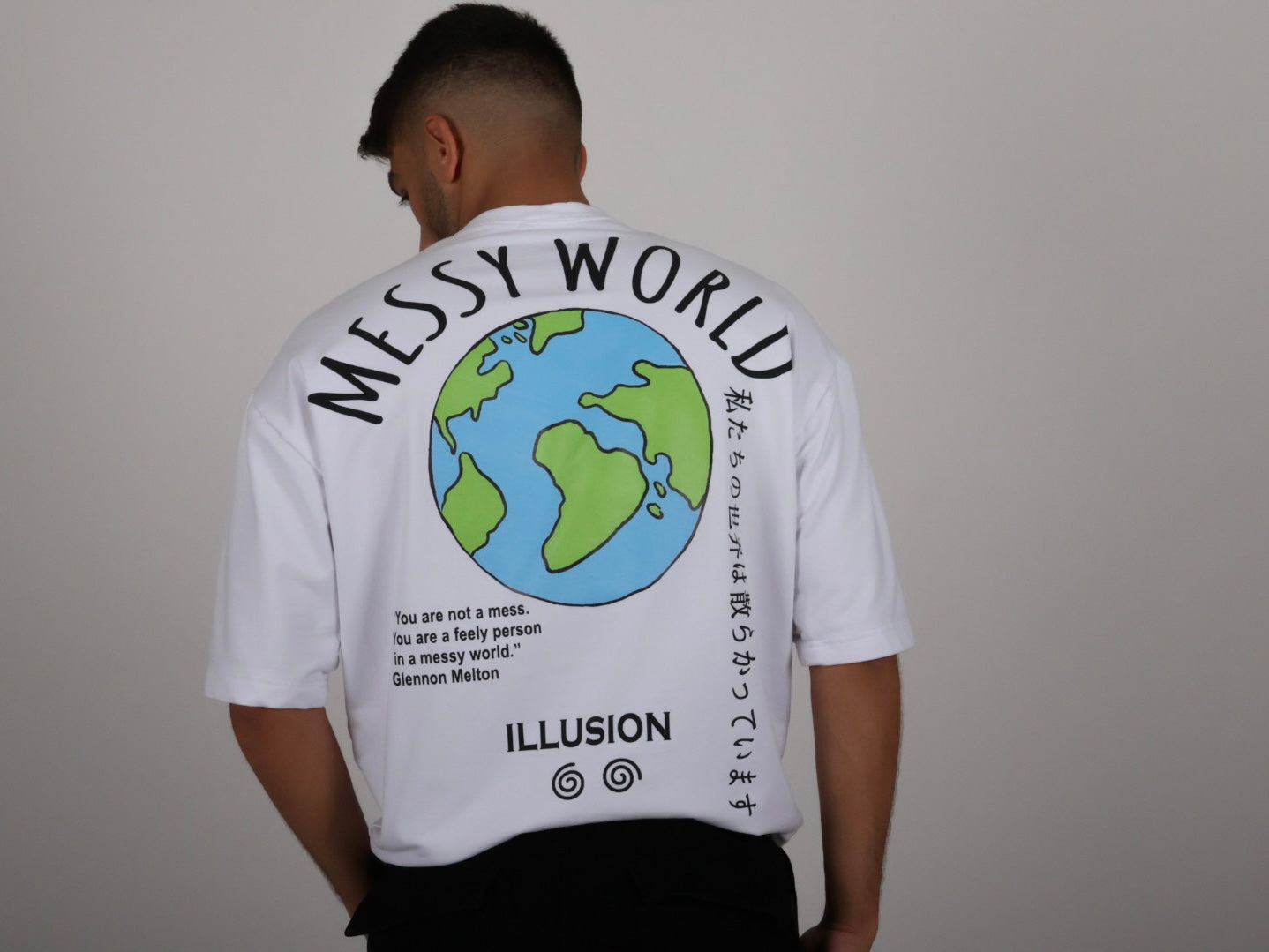 Messy World Oversized T-Shirt